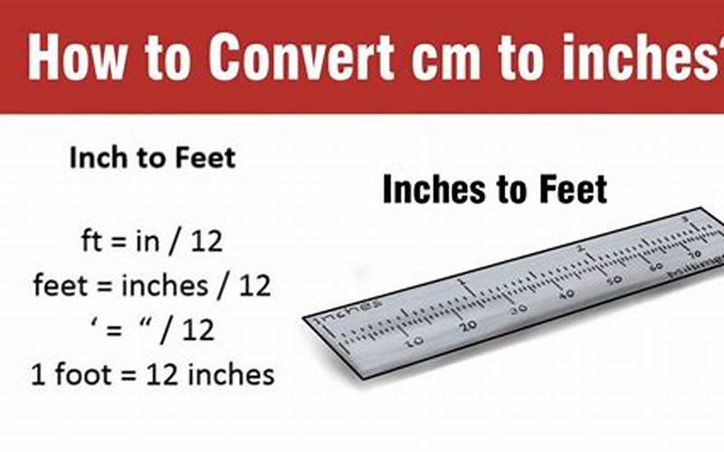 Why Convert Inches To Feet?