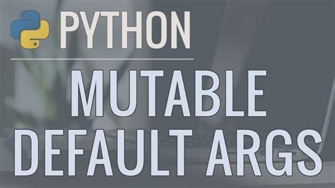 th?q=Why Does Pycharm Warn About Mutable Default Arguments? How Can I Work Around Them? - Pycharm Warning on Mutable Default Args - Workaround Tips