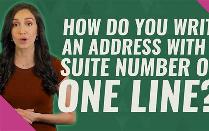 Why Is A Suite Number Important?