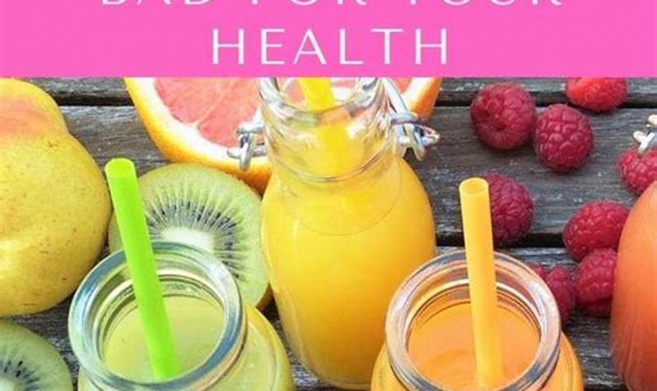 Why Smoothies Are Not Healthy