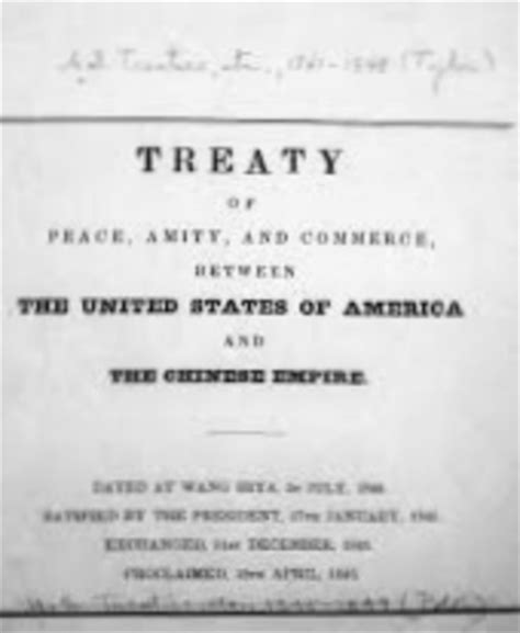 Why Was the Treaty of Wanghia Signed?