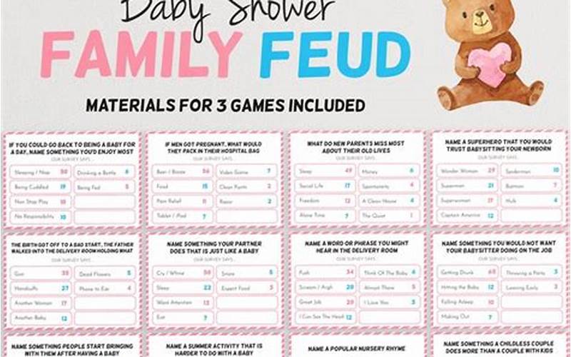 Why You Should Play Baby Shower Family Feud