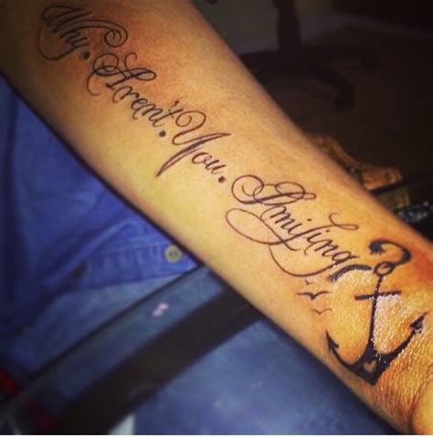 Why Aren'T You Smiling Tattoo