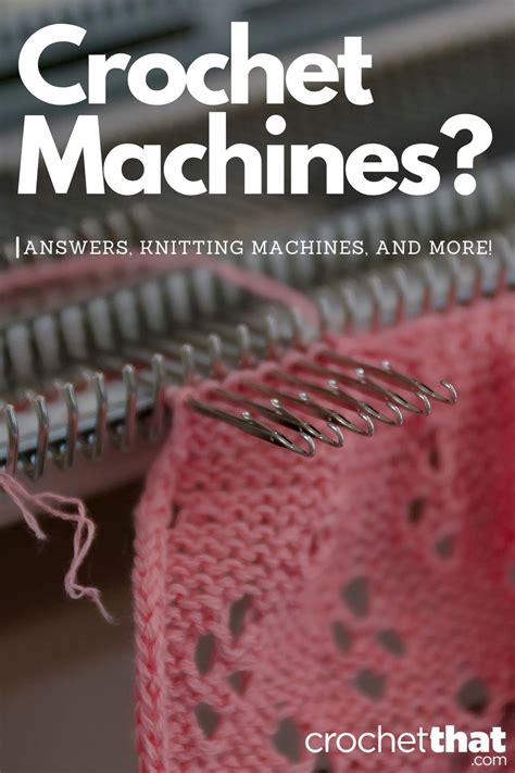 Why Can Crochet Not Be Done By Machine