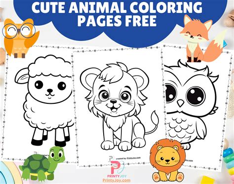 Why Choose Cute Animal Coloring Pages?