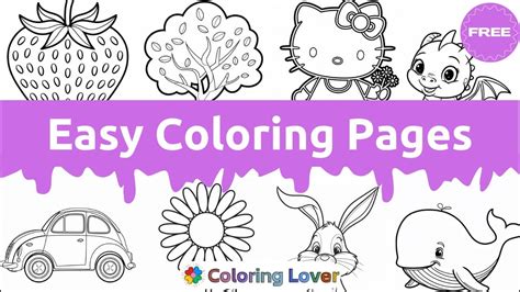 Why Choose Easy Printable Colouring Pages