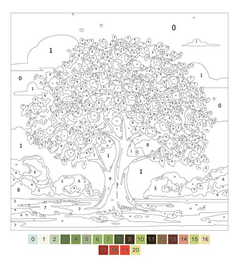Why Choose Free Color By Number For Adults Printable?