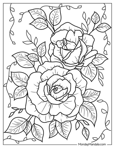 Why Choose Free Coloring Pages Roses