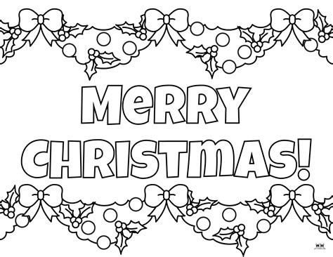 Why Choose Merry Christmas Free Coloring Pages?
