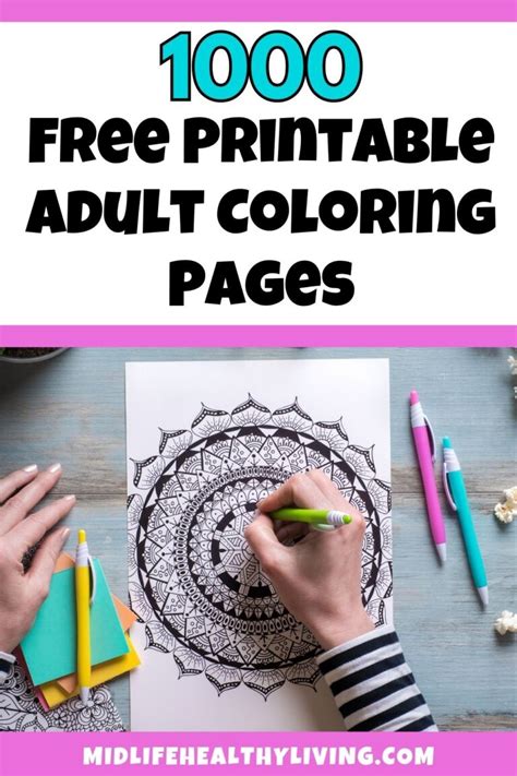 Why Choose Printable Adult Coloring Pages