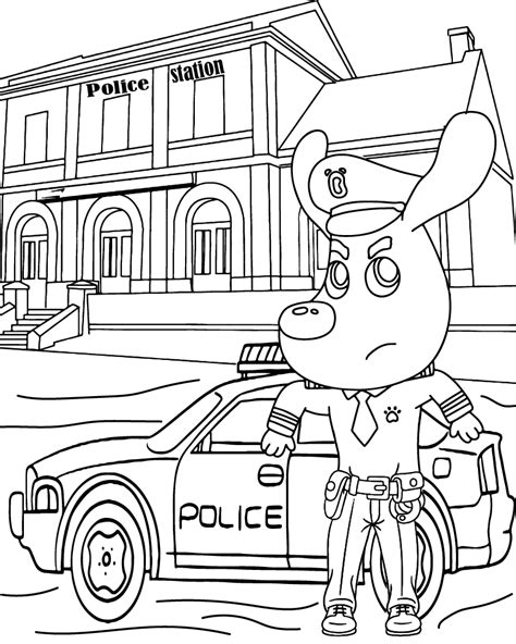 Why Choose a Police Labrador Coloring Page