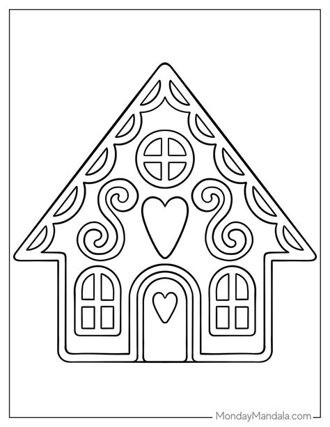 Why Coloring Page Gingerbread House Templates Are So Popular