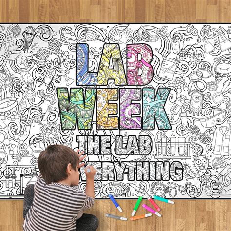 Why Coloring Pages Are the Perfect Lab Week Activity