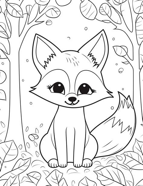 Why Coloring Pictures Of Foxes is So Much Fun
