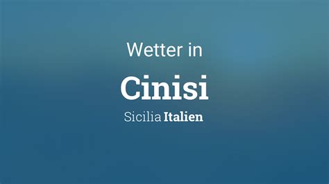 Why Consider Cinisi