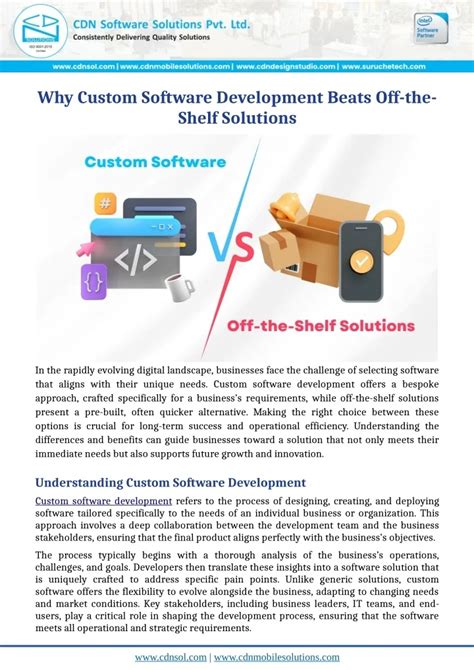 Why Custom Development Beats Off-the-Shelf Platforms