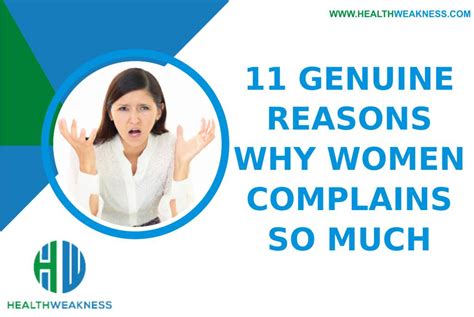 Why Do Women Complain So Much