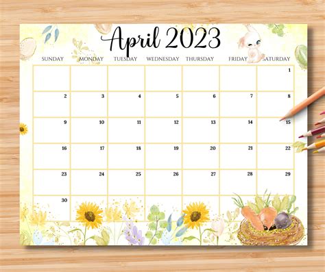 January 2023 Calendar Happy New Year Celebration Party Etsy in 2022