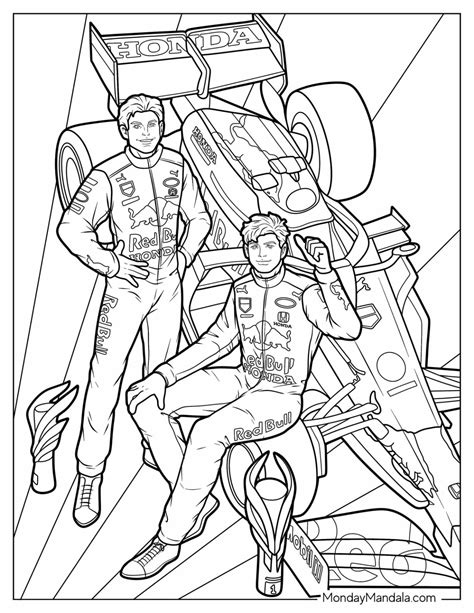 Why F1 Colouring Pages Are a Pole Position Choice for Fun