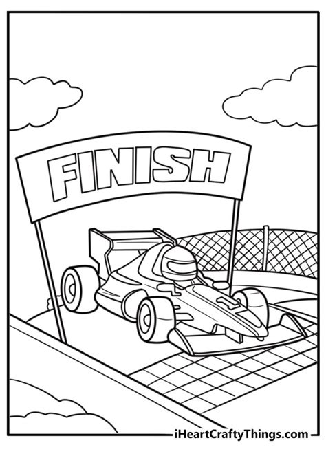 Why F1 Colouring Pages are the Perfect Activity
