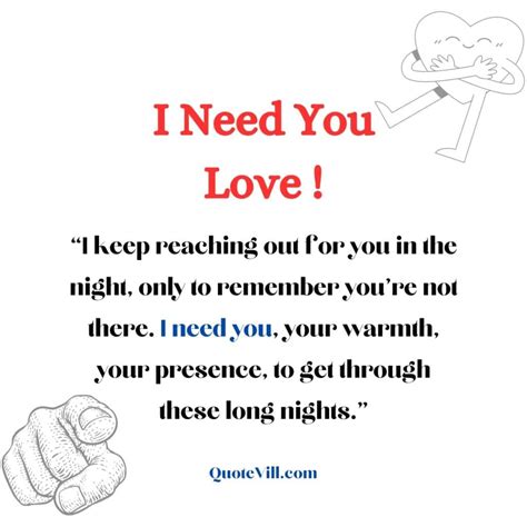 Why I Need You Quotes