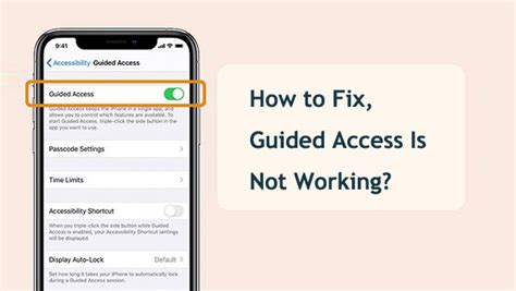 Why Is My Guided Access Not Working
