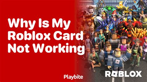 Why Is My Roblox Card Not Working