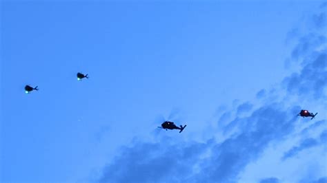 Why Is There Helicopters Flying Around Right Now