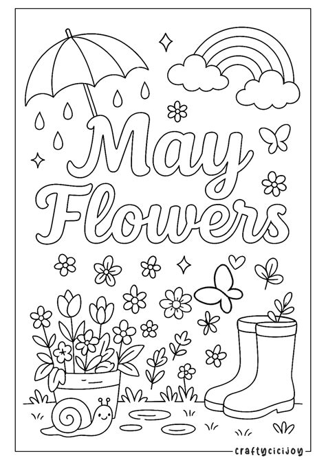 Why May Coloring Sheets Are the Perfect Spring Activity