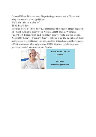 Why Pinpointing the Exact Cause Can Be Difficult