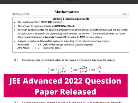 Why Practicing the Jee Advanced 2022 Question Paper is a Game Changer