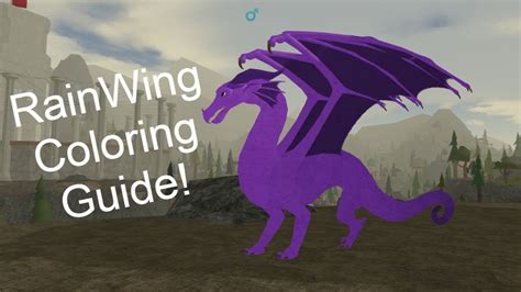 Why Rainwings Are the Perfect Coloring Subject