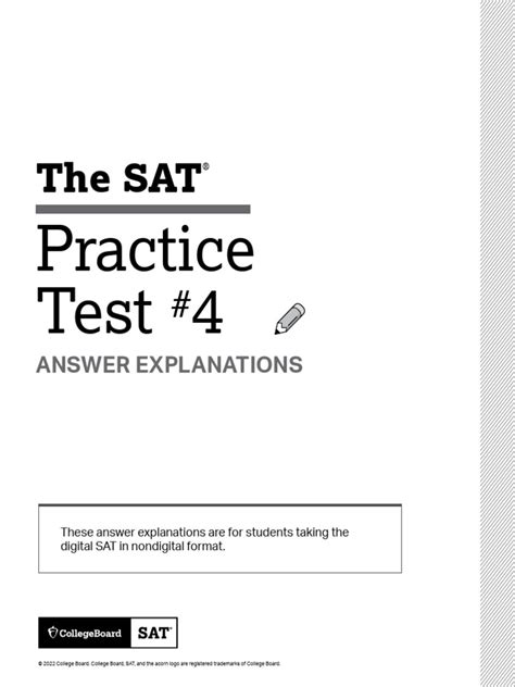 Why Sat Practice Test 4 is a Game Changer for Your Prep