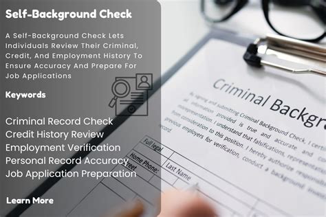 Why Should You Run a Self Background Check