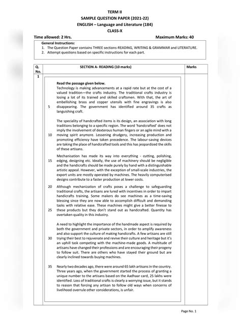 Why Solving Class 10 Term 2 Sample Papers is a Game-Changer