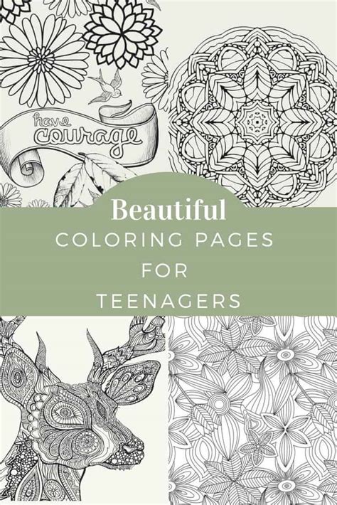 Why Teenagers Need Coloring Pages