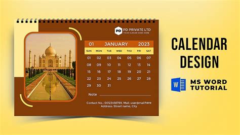Why Use MS Word for Calendar Design