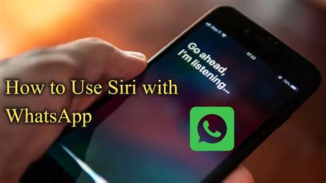 Why Use Siri With WhatsApp