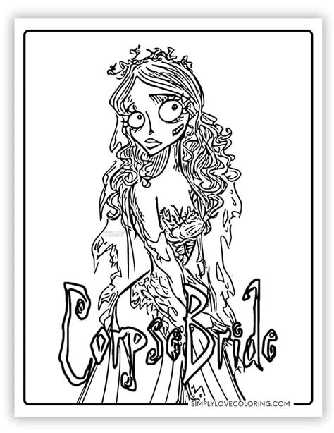 Why Youll Love Corpse Bride Coloring Pages