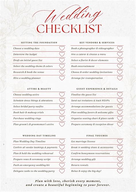 Why You Need Comprehensive Wedding To Do Checklists