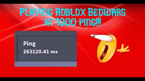 Why am I having an awful ping in Roblox (1000 MS+) when it is fine 