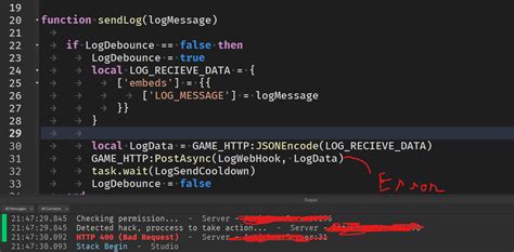 Why do my end do a error - Scripting Support - DevForum | Roblox