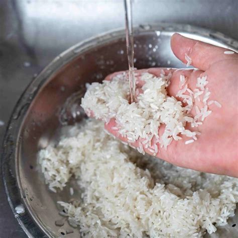 Why do we rinse rice before cooking?