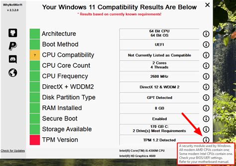 Whynotwin11: Check PC Compatibility