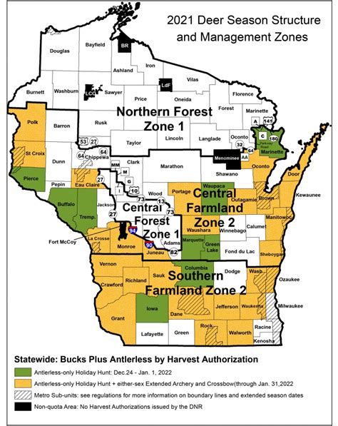 Wi Dnr Zone Map