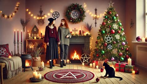 Wiccan Christmas Background
