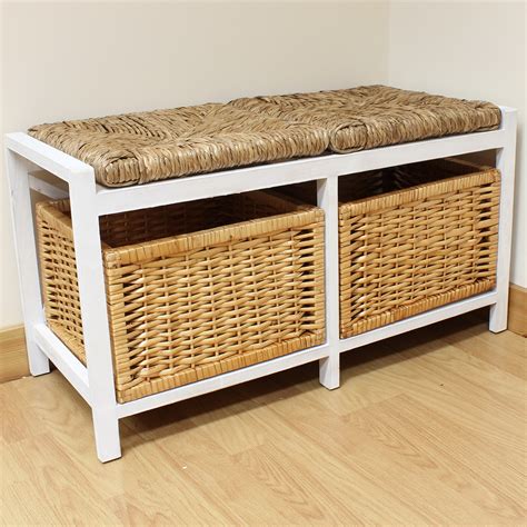 Wicker Bench Seat