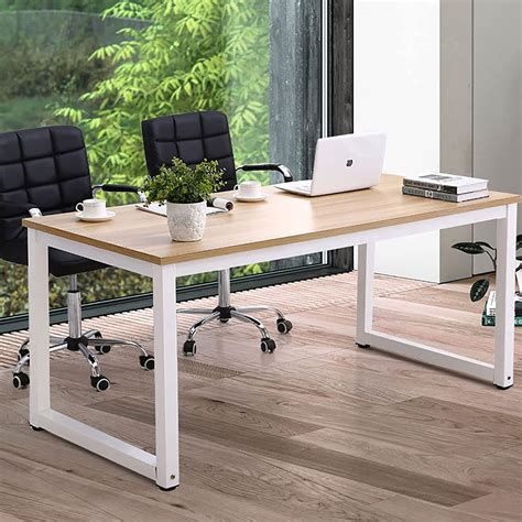 LShaped Desk Corner Computer Desk Wide Work Desk with Printer Stand, Large Home Office Desk