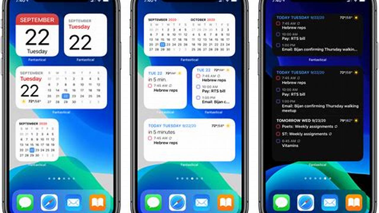 Widget Google Calendar Iphone