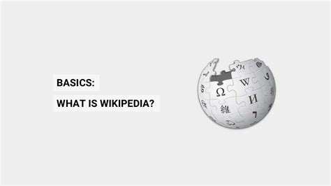 Wikipedia basics: understanding the requirements